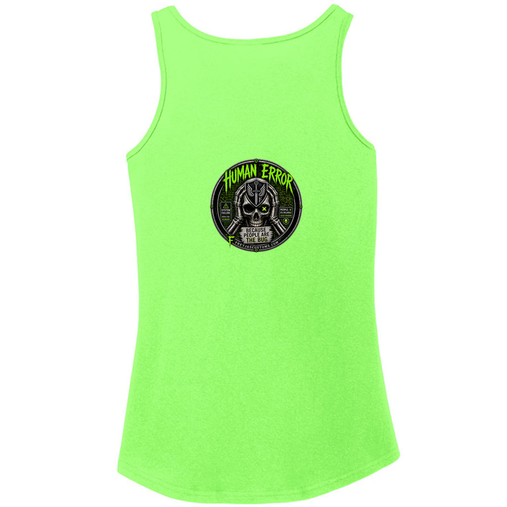 Neon Green - LPC54TT - BACK