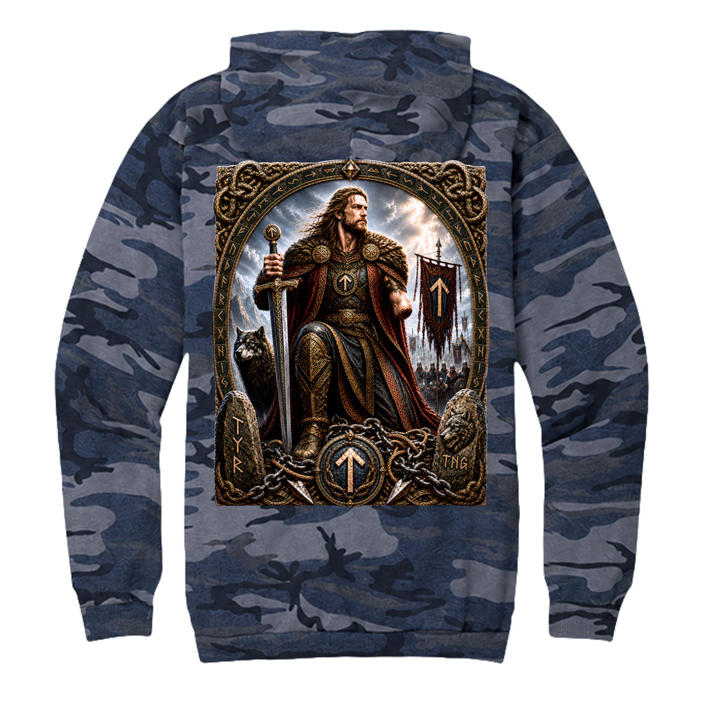 Heather Navy Camo - PC78HC - BACK