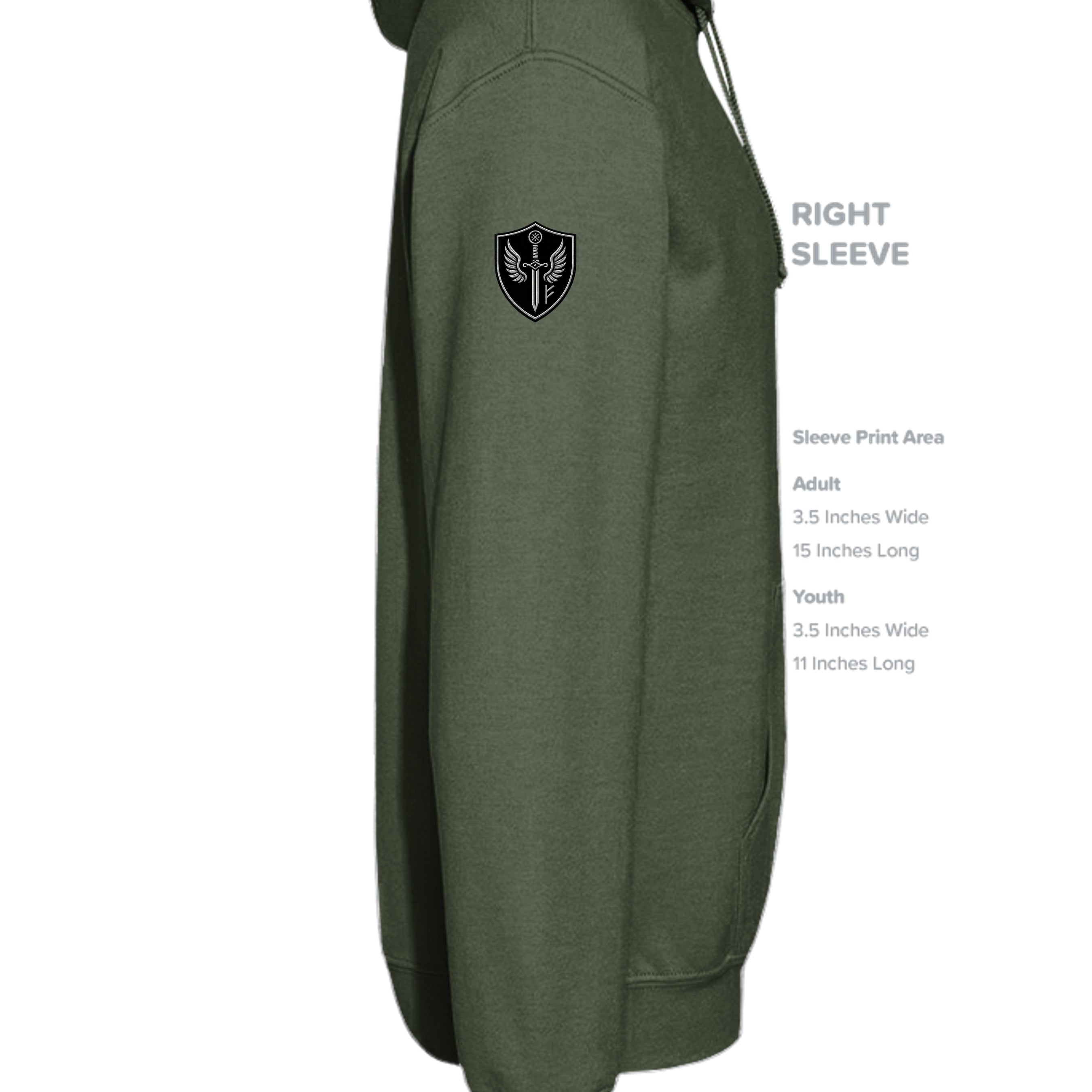 MILITARY GREEN - 996 - SLEEVE_RIGHT