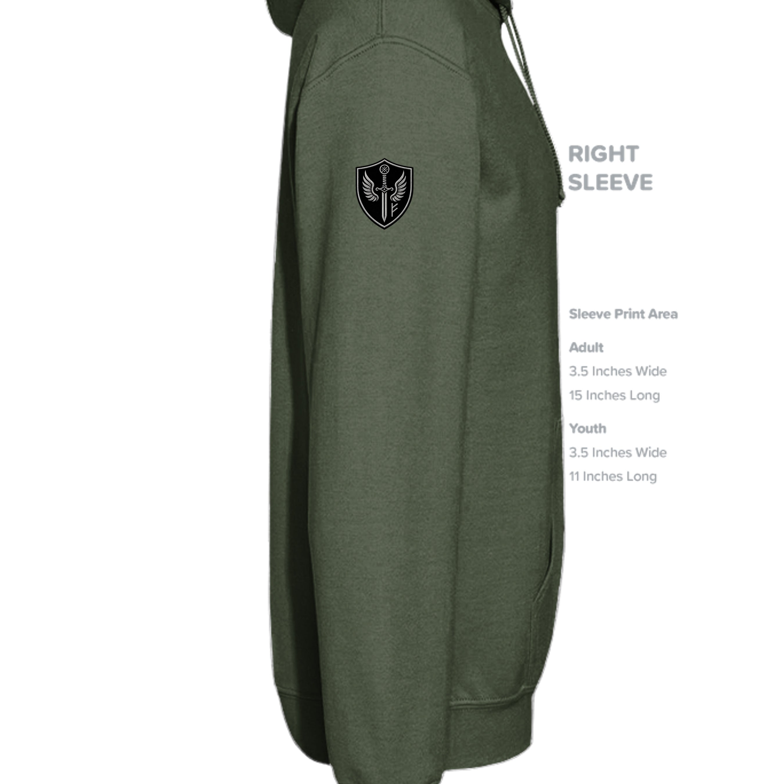 MILITARY GREEN - 996 - SLEEVE_RIGHT