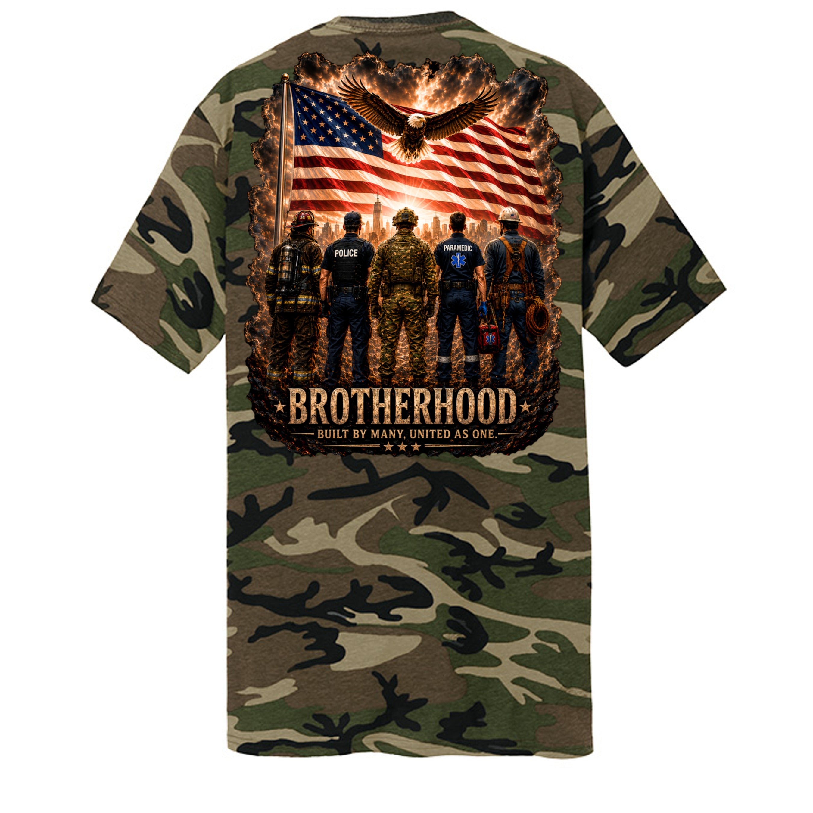 Military Camo - PC54C - BACK