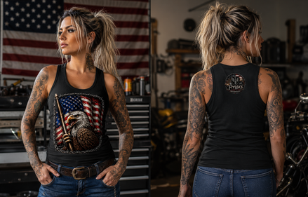 OLD GLORY WOMENS TANKTOP