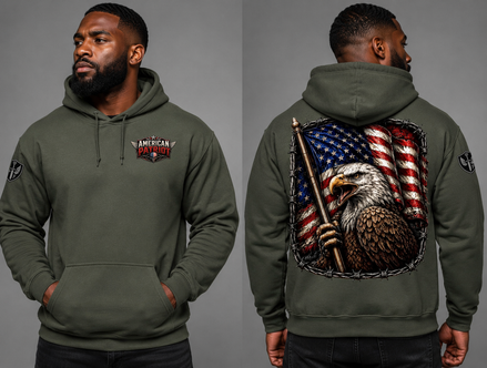 OLD GLORY PULL OVER HOODIE