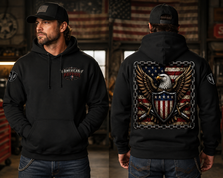 WINGS OF FREEDOM PULL OVER HOODIE